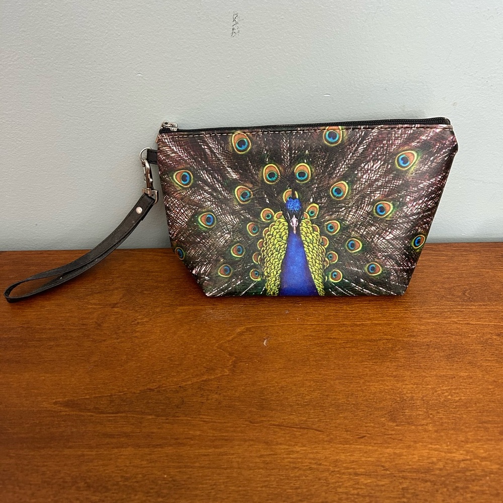 Peacock Wristlet